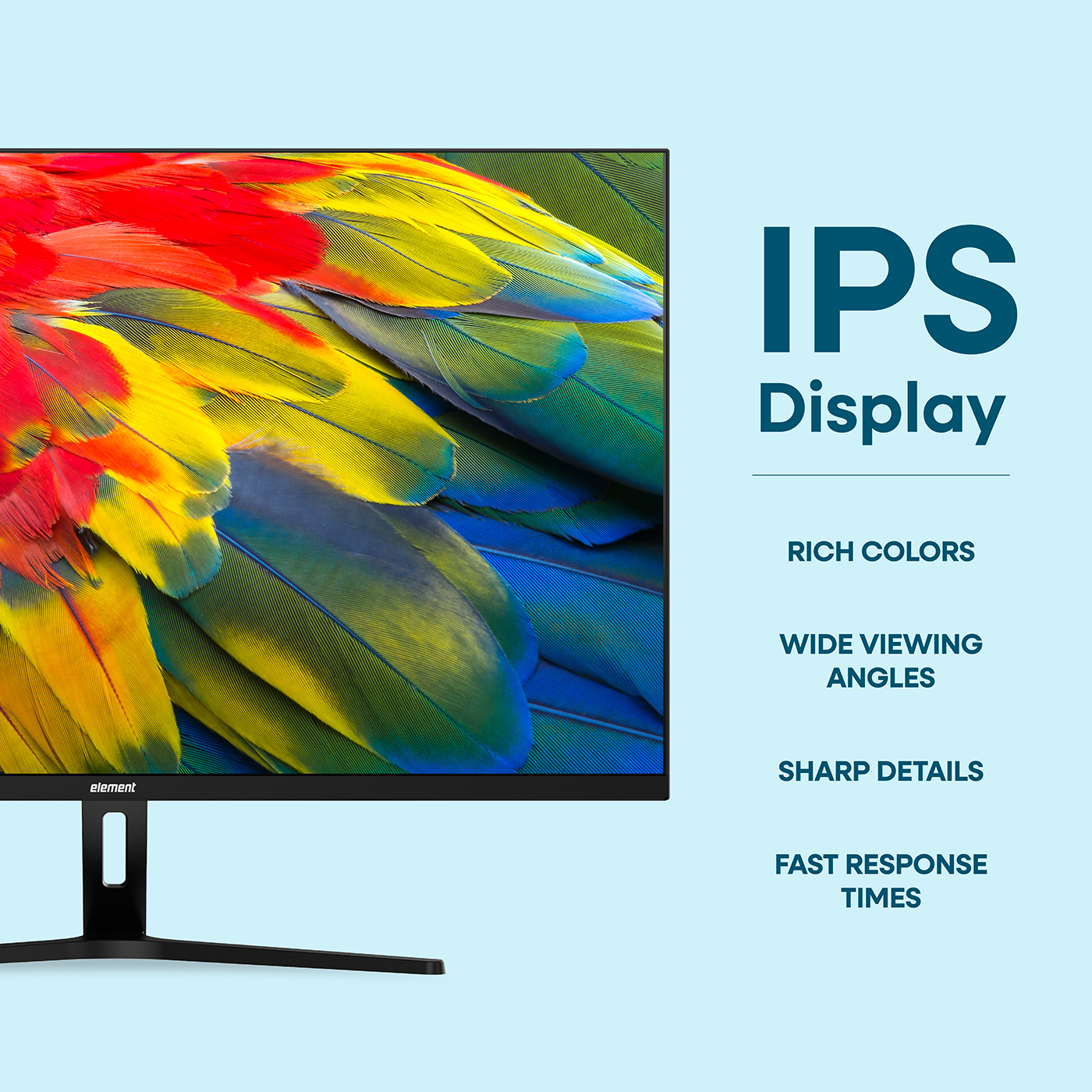Element 27 1080p Frameless IPS LCD PC Monitor